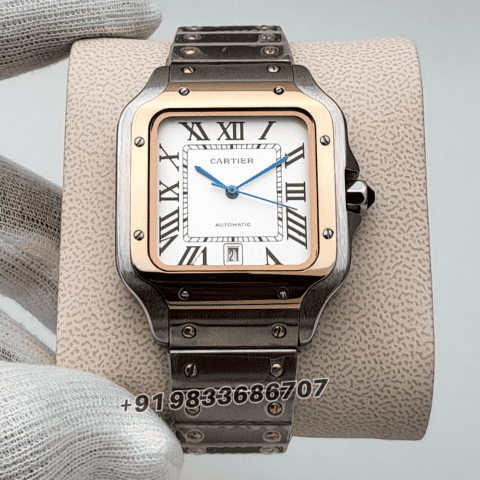 Cartier Santos 100 Dual Tone High Quality Swiss Automatic Watch