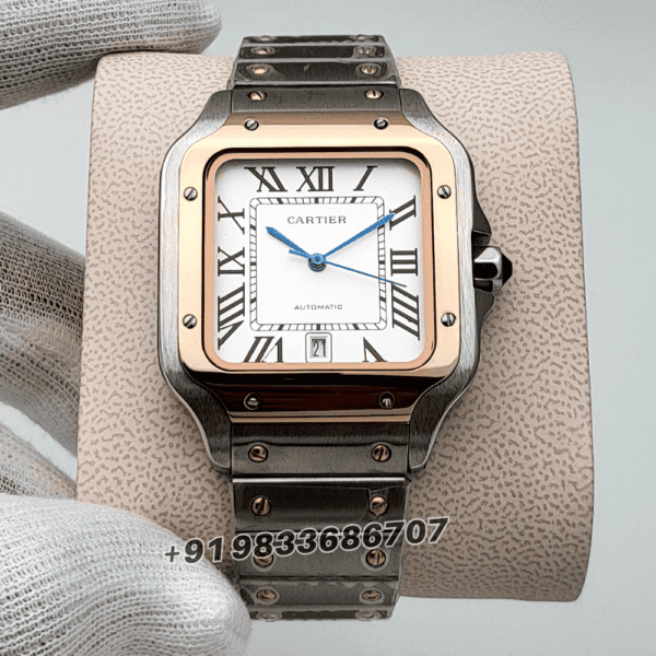 Cartier Santos 100 Dual Tone High Quality Swiss Automatic Watch