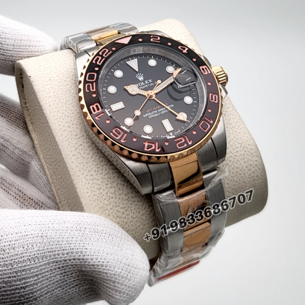 Rolex-GMT-Master-2-Dual-Tone-Black-Dial-Super-High-Quality-Swiss-Automatic-Watch