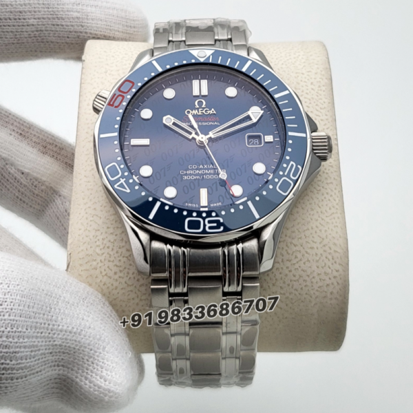 Omega Seamaster 007 James Bond 50Th Anniversary Limited Edition Blue Dial Super High Quality Swiss Automatic Watch