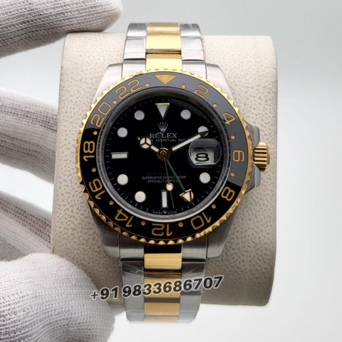 Rolex-GMT-Master-II-Dual-Tone-Black-Dial-Super-High-Quality-Swiss-Automatic-Watch