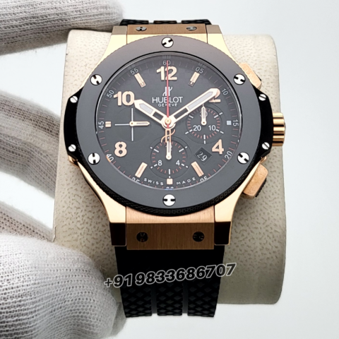Hublot Big Bang Original Gold Ceramic 44mm Exact 11 Top Quality Super Clone Replica Swiss ETA HUB4100 Automatic Movement Watch