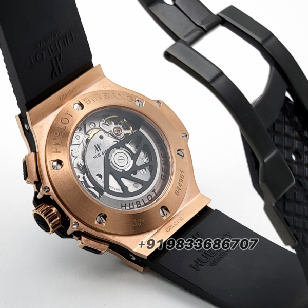 Hublot Big Bang Original Gold Ceramic 44mm Exact 11 Top Quality Super Clone Replica Swiss ETA HUB4100 Automatic Movement Watch