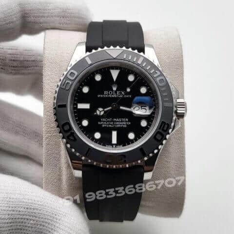 Rolex Yacht-Master White Gold Oysterflex 42mm Exact 11 Top Quality Replica Super Clone Swiss ETA 3235 Automatic