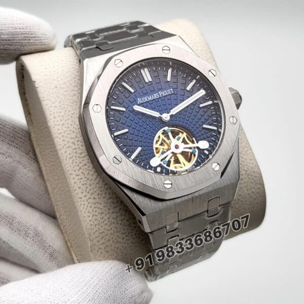 Audemars Piguet Royal Oak Tourbillon Smoked Blue Dial 41mm Super High Quality Swiss Automatic Clone Watch (1)