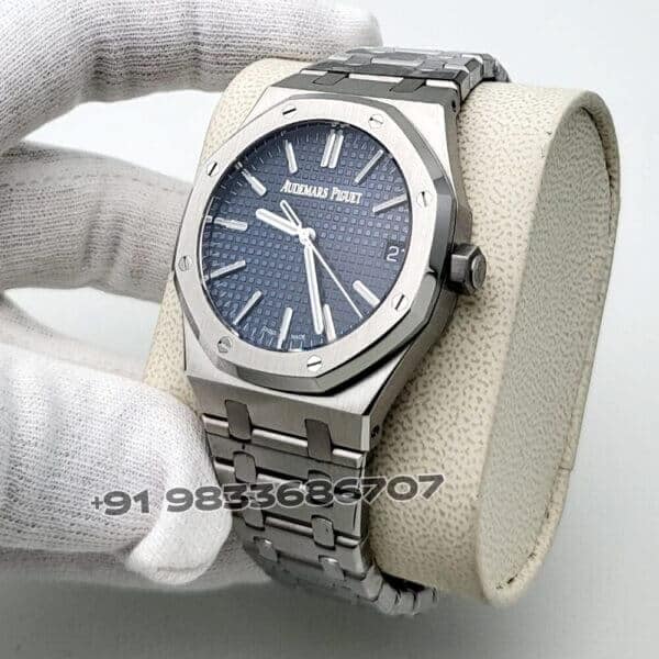 Audemars Piguet Royal Oak White Gold Blue Dial Replica Watch