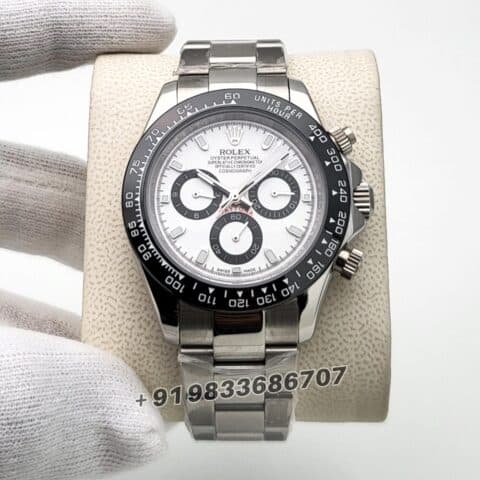 Rolex Cosmograph Daytona Panda White Dial 40mm Super High Quality Swiss Automatic Replica Watch