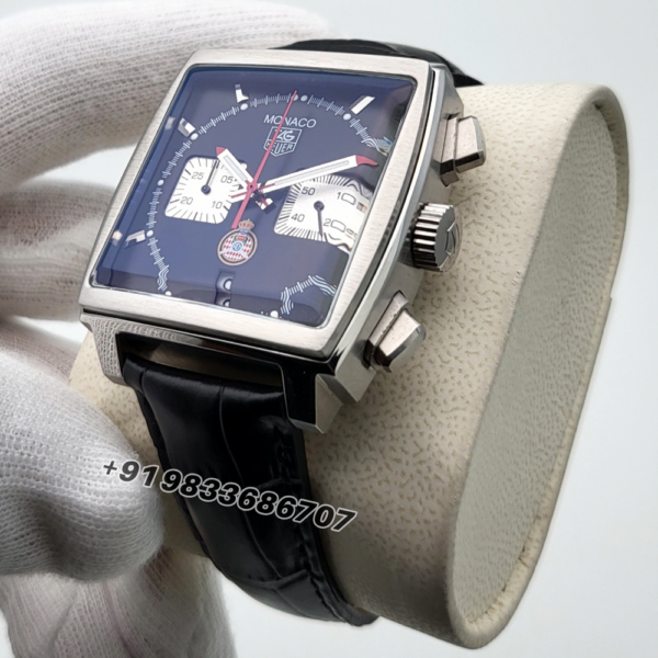 Tag Heuer Monaco Chronograph Black Dial 39mm Super High Quality First Copy Replica Watch