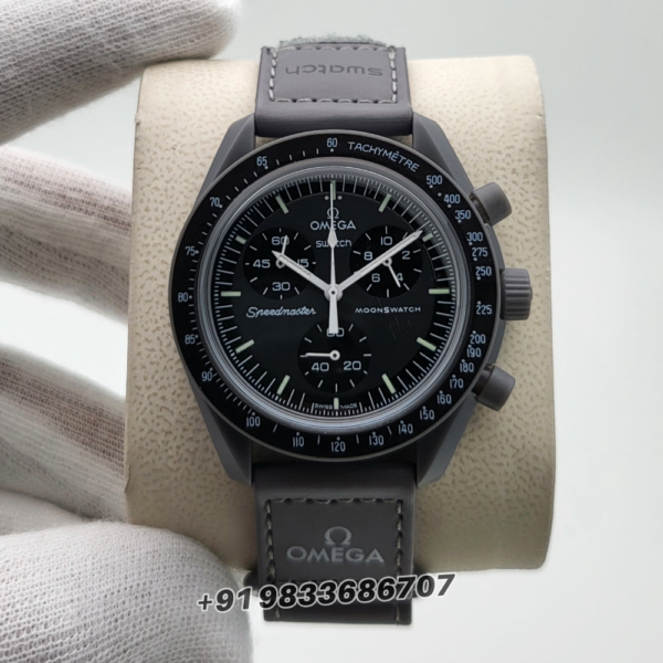 Omega-Speedmaster-Swatch-Moonswatch-Mission-to-Mercury-Chronograph-Black-Dial-Super-High-Quality-Watch
