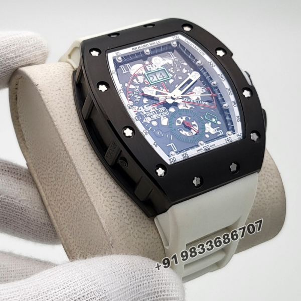 Richard Mille RM 11-01 Roberto Mancini Flyback Chronograph 50x40mm High Quality Swiss Automatic Movement First Copy Watch