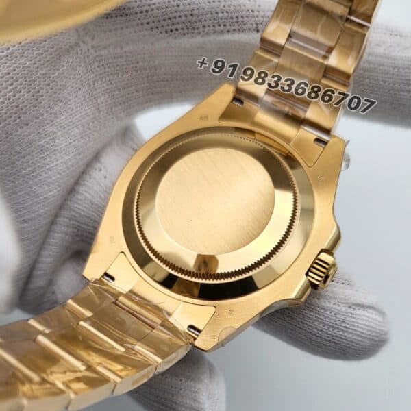 Rolex Submariner Date 18ct Yellow Gold Black Dial 41mm Exact 11 Top Quality Replica Super Clone Swiss ETA 3235 Automatic Movement Watch (2)