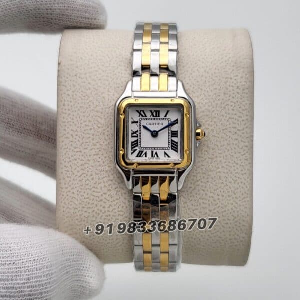 Cartier Panthere De Dual Tone White Dial Super High Quality Women’s Watch