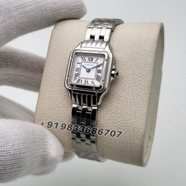Cartier Panthere De Stainless Steel White Dial Super High Quality Women’s Watch