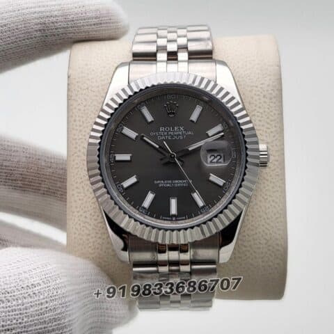 Rolex Datejust Stick Marker Slate Dial 41mm Super High Quality Swiss Automatic First Copy Watch