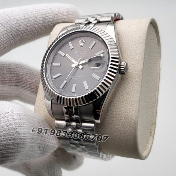 Rolex Datejust Stick Marker Slate Dial 41mm Super High Quality Swiss Automatic First Copy Watch