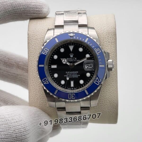 Rolex Submariner Date Blue Ceramic Bezel Black Dial 41mm Super High Quality Swiss Automatic Replica Watch (1)