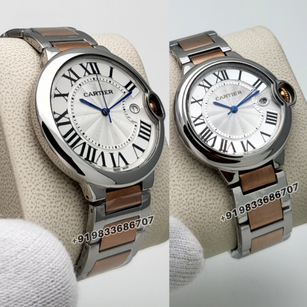 Cartier Ballon Bleu De Dual Tone High Quality Couple’s Watch (3)