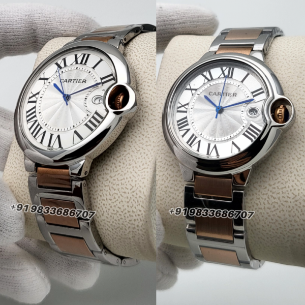 Cartier Ballon Bleu De Dual Tone High Quality Couple’s Watch (3)