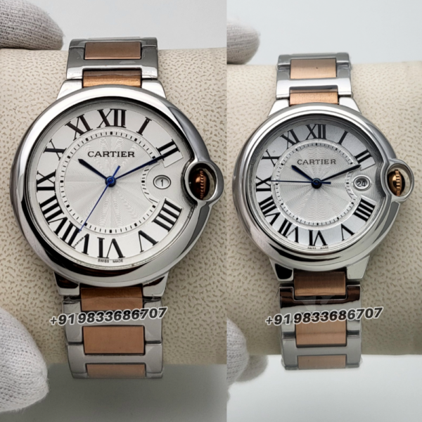 Cartier Ballon Bleu De Dual Tone High Quality Couple’s Watch (3)