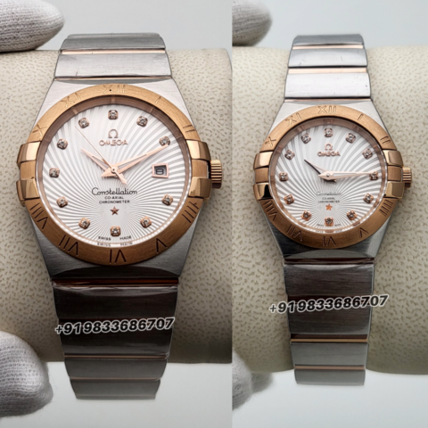 Omega Constellation Double Eagle Diamond Marker High Quality Couple’s Watch (2)