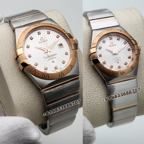 Omega Constellation Double Eagle Diamond Marker High Quality Couple’s Watch (2)