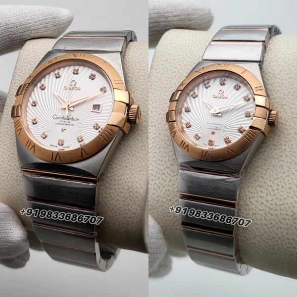 Omega Constellation Double Eagle Diamond Marker High Quality Couple’s Watch (2)