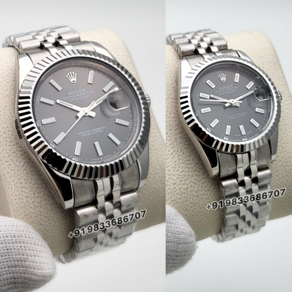 Rolex Datejust Stick Marker Slate Dial High Quality Swiss Automatic Couple’s Watch (2)