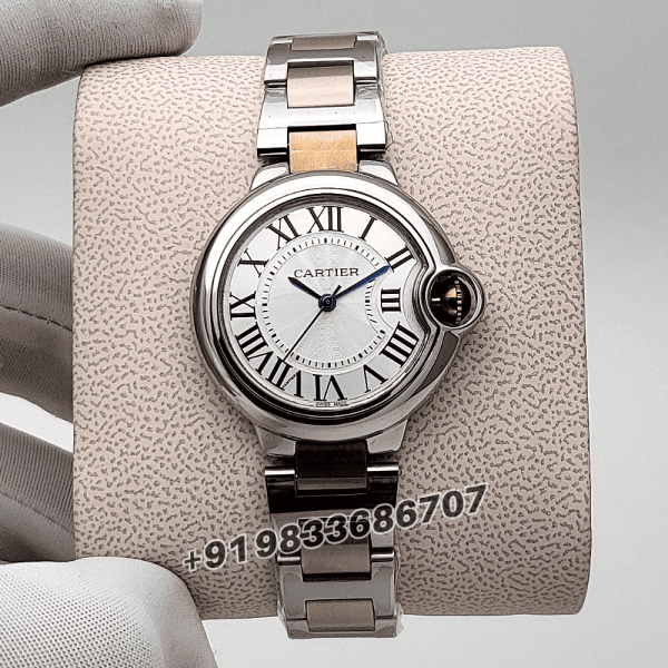 Cartier Ballon Bleu De Dual Tone High Quality Women's Watch (1)