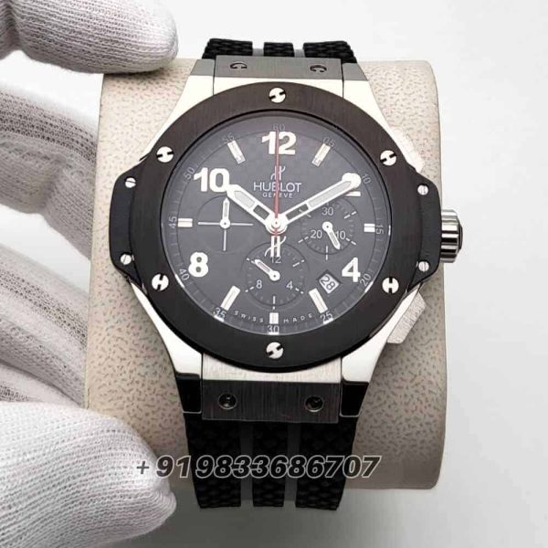 Hublot Big Bang Silver Ceramic Bezel High Quality Watch (1)