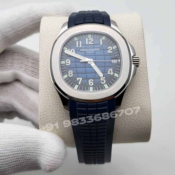 Patek Philippe Aquanaut White Gold 5168G-001 Blue Dial Swiss ETA